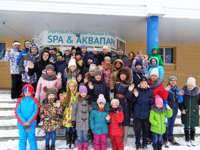 Купаться здорово в любое время года!
